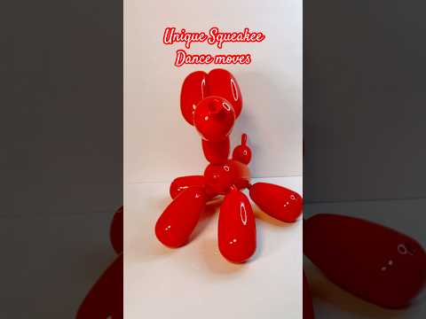 Tricky Dance of Squeakee red balloon dog