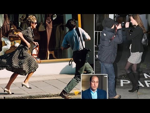 Princess Diana vs Prince William telling off the paparazzi