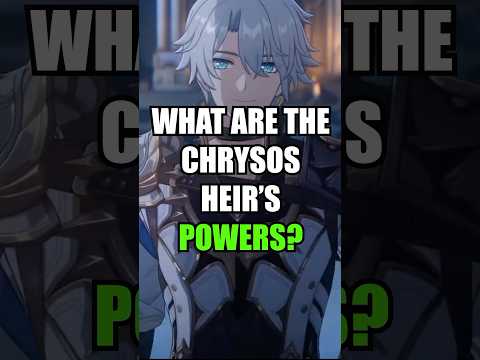 Where Do The Chrysos Heirs Get Their POWERS? | Honkai: Star Rail #honkaistarrail #amphoreus #hsr