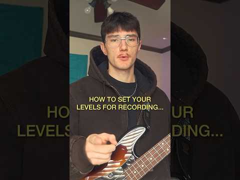 How to set your levels for recording… #recordingengineer #musician #recording #recordingtips