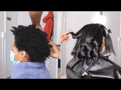 Silk Press On 4c Hair | Natural Hair Silk Press