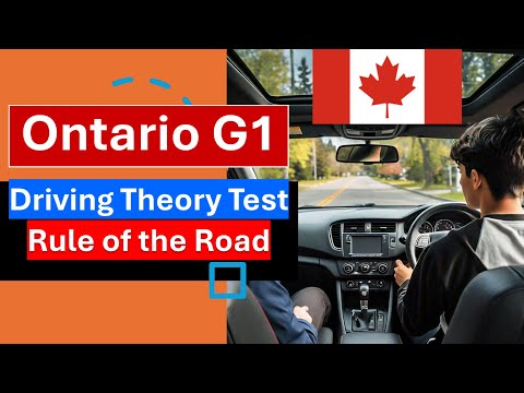 Ontario G1 Practice Test 2024  Questions & Answers  G1 Driving Test Preparation