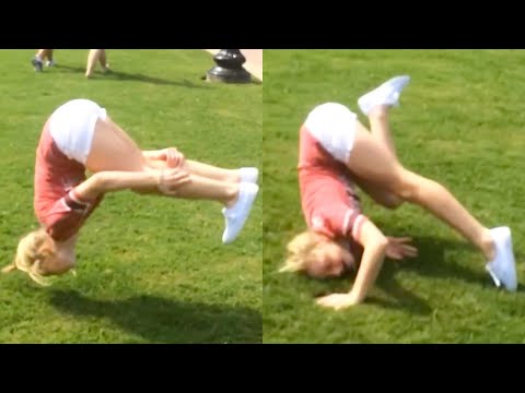 BACKFLIP GONE WRONG! | GIRL FAILS