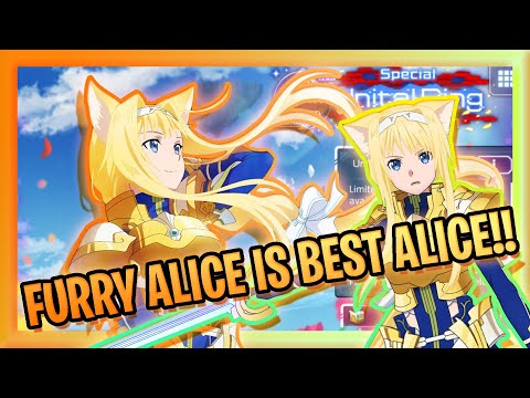 [SAO ARS]FURRY ALICE IS THE BEST ALICE!! - She's BROKEN and.. HAIRY!! - SAO Alicization Rising Steel