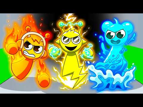 SPRUNKI, But They're ELEMENTAL?! (Cartoon Animation)