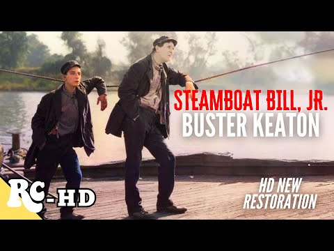 Steamboat Bill, Jr | Buster Keaton | Silent Movie Restored In HD | Free Classic Movie