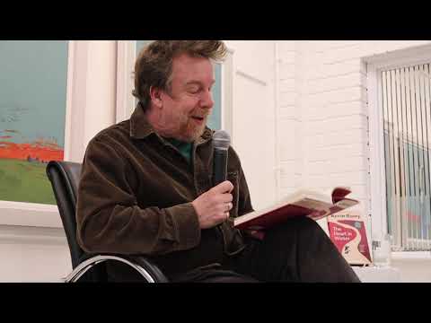 Kevin Barry reads from The Heart in Winter at Kennys Bookshop event, May 2024