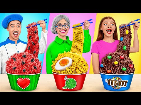 Me vs Grandma Cooking Challenge | Funny Kitchen War by TeenDO Challenge