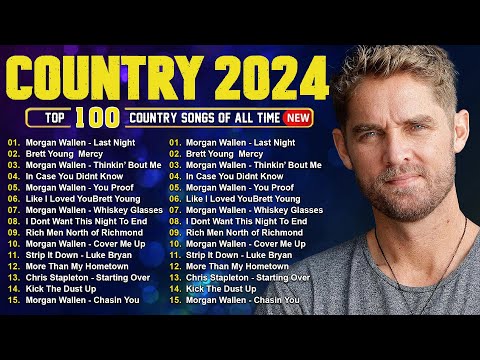 Country Music 2024 - Brett Young, Morgan Wallen, Kane Brown, Luke Bryan, Luke Combs, Chris Stapleton