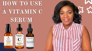 How to Use a VITAMIN C Serum the Right way | Dr Janet