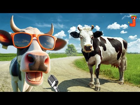 FUNNY COW DANCE 11 | Cow Song & Cow Videos 2024 | Cow dance mix | funny dancing cow | Amba hamba moo