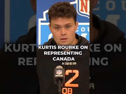 Kurtis Rourke Is Proud To Represent Canada At The NFL Combine #nfl #nflnews #nflcombine