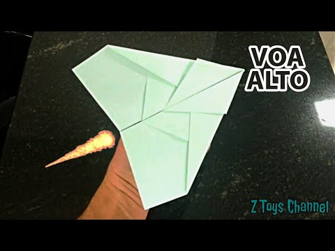 Como fazer um AVIÃO DE PAPEL que voa muito alto