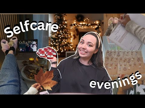 Cozy Winter Self care Evenings ❄️💙| A week of self care ideas to avoid burnout