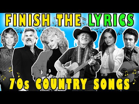 Finish The Lyrics 70s Country Edition | Country Music Quiz 🎶 | Lyrics Challenge 🤠