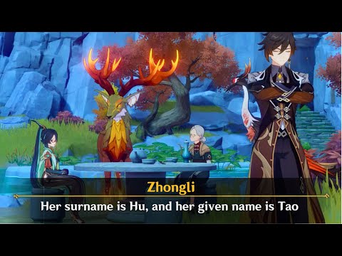 The Adepti meets with Zhongli after Hu Tao escapes Death.. | Lantern Rite 5.3 Cutscene