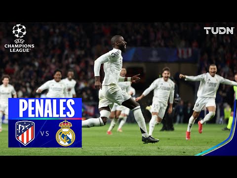 ¡TANDA DE PENALES! Real Madrid, a cuartos | Atl Madrid vs Real Madrid | UEFA Champions League 24/25