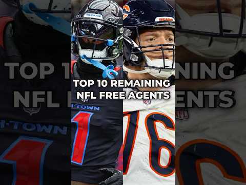 Top 10 Best Available NFL Free Agents #nflnews #nflfreeagency #nfl #nflfootball #shorts