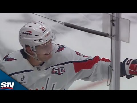 Alexander Ovechkin Passes Up Empty Net Chance To Help Aliaksei Protas Complete First Hat Trick