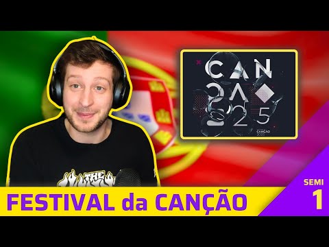 PORTUGAL: Festival da Canção 2025 semi 1 REACTION