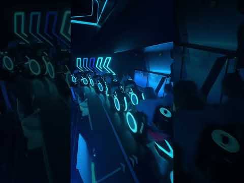 Boarding Tron at Magic Kingdom #disneyworld #orlando #coaster #rollercoaster