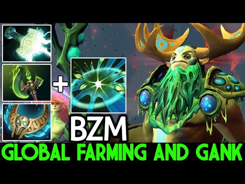 BZM [Nature's Prophet] Power of Global Farming and Gank Dota 2