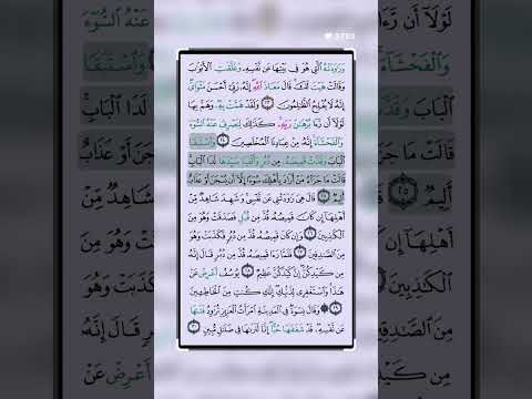 سورة يوسف. الايه 24 القران الكريم بصوت جميل جدااستمع ولاجر لي ولك ان شاءالله #qurankarim #duet