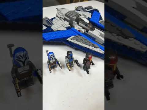 LEGO Mandalorian Starfighter Speed Build