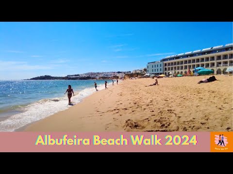 Albufeira Beach Walk 2024 | Here We Go Walks | Praia Do Inatel | Algarve | Portugal HD