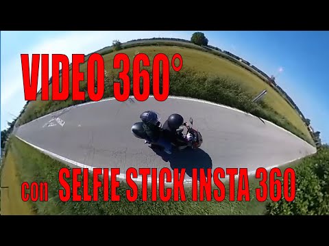 Video 360 con selfie stick insta360, Tecnica Ripresa  Video 360 gradi con Ricoh Theta  o Insta 360