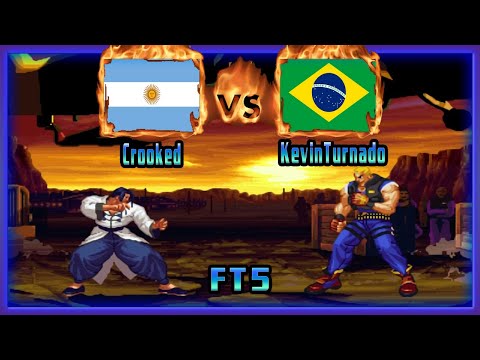 Garou: Mark of the Wolves - Crooked (ARG) VS (BRA) KevinTurnado [garou] [Fightcade] [FT5] 餓狼 群狼之證