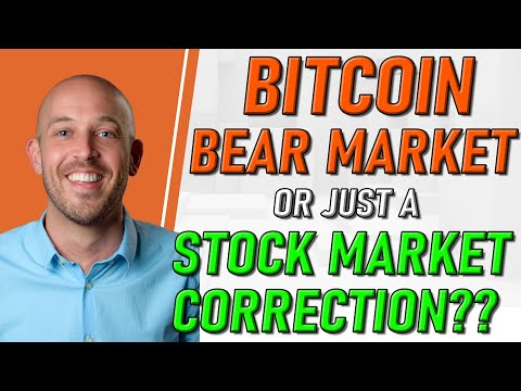 🔵 Is Bitcoin in a BEAR MARKET or is this Just a Temporary STOCK MARKET CRASH?