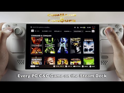 Command & Conquer Games on the Steam Deck