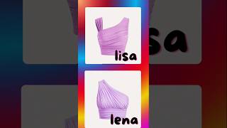 lisa or lena ??? #lisa #shein #fashion #lena #aestheic #croptop #youtube