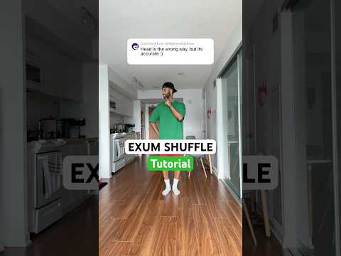 EXUM SHUFFLE with the head! #kyleexum #exumshuffle #tutorial #dance