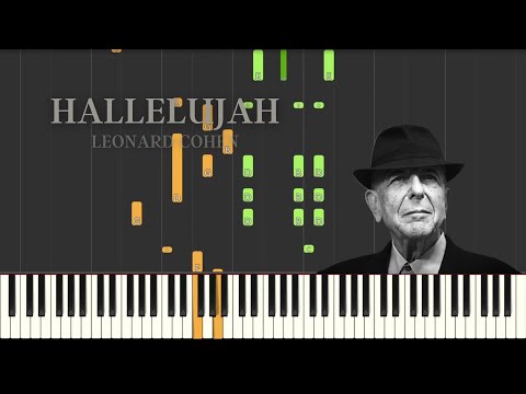 Hallelujah - Leonard Cohen | Synthesia Piano Tutorial