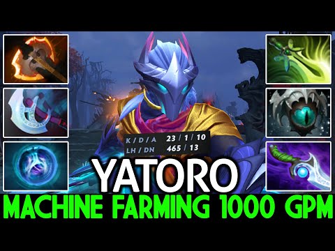 YATORO [Anti Mage] Super Machine Farming 1000 GPM with Signature Hero Dota 2