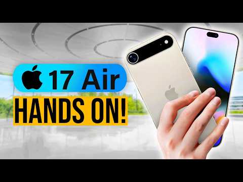 iPhone 17 Air - HANDS-ON with Dummy Model!