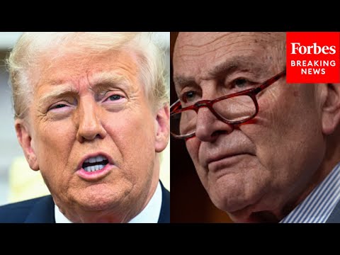 'Trump Promised An Economic Boom': Chuck Schumer Lambasts Trump As Stock Market Reels From Tariffs