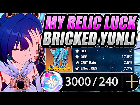 I Spent 3000 TBP For Yunli... Her Build DESTROYED Me! (Honkai: Star Rail)