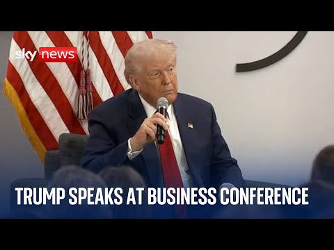 Trump discusses Ukraine, tariffs and the economy with business leaders