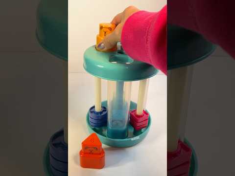 💙🧡❤️3bears shape and color sorter fun sound effect #shorts #shapesorter #bear #asmr #colors #fun