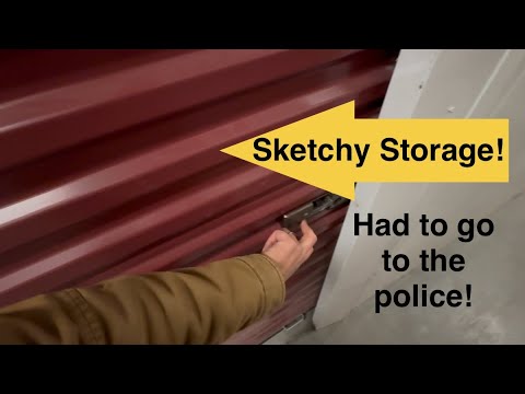 Police involved... Sketchy Storage Locker! what were they up to?!?