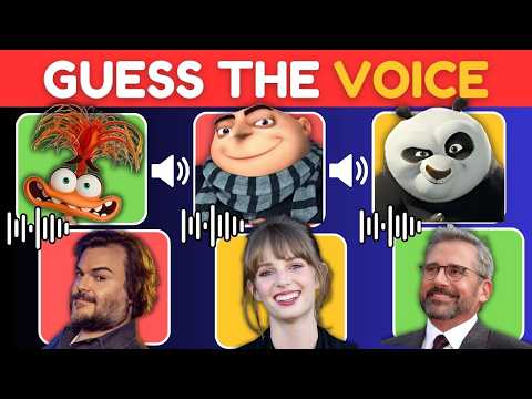 Guess The Actor | Despicable Me 4 🍌🤓 Inside Out 2 🎥 Kung Fu Panda 4 🐼