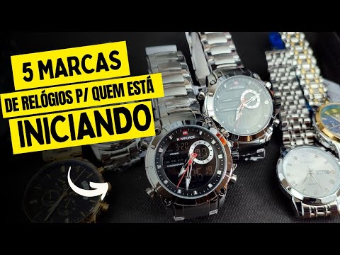 ✅5 MELHORES MARCAS DE RELÓGIOS PARA QUEM ESTA INICIANDO/ Importados Shopee e Aliexpress