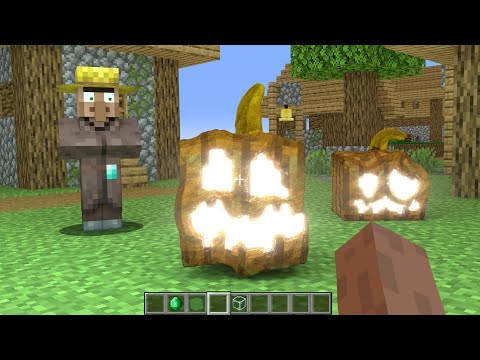 Realistic Pumpkin is ALIVE in Minecraft RTX