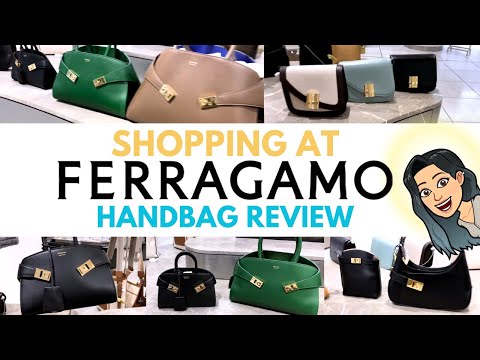 🥰🥰 FERRAGAMO HANDBAG REVIEW 🥰🥰SHOPPING AT FERRAGAMO HANDBAG HUG BAG REVIEW BEST FERRAGAMO