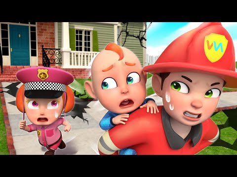 Police Adventure Stories | Police Takes Care of a Baby | Rosoo Nursery Rhymes & Kids Songs