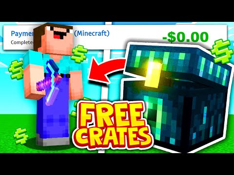 Get the MOST INSANE CRATES for FREE in Minecraft SKYBLOCK | Minecraft SKYBLOCK SERVER #7