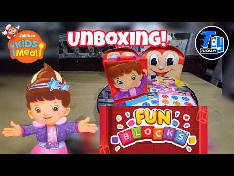 Let's twirl and slide! Unboxing Twirlie Slider Puzzle Blocks from the Jollibee Fun Blocks.